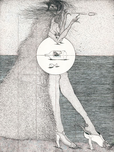 Zeichnungen, Holzschnitte, Radierungen, Kalligraphien