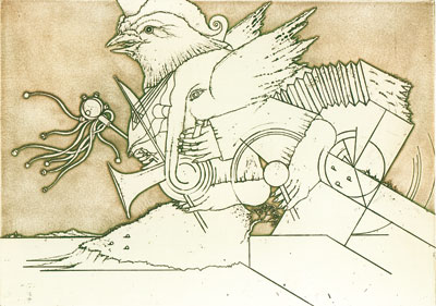 Zeichnungen, Holzschnitte, Radierungen, Kalligraphien