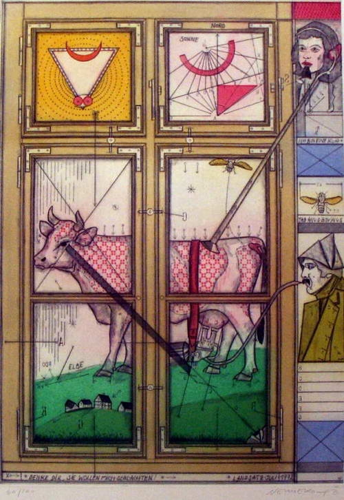 "Denke dir sie wollen mich schlachten"