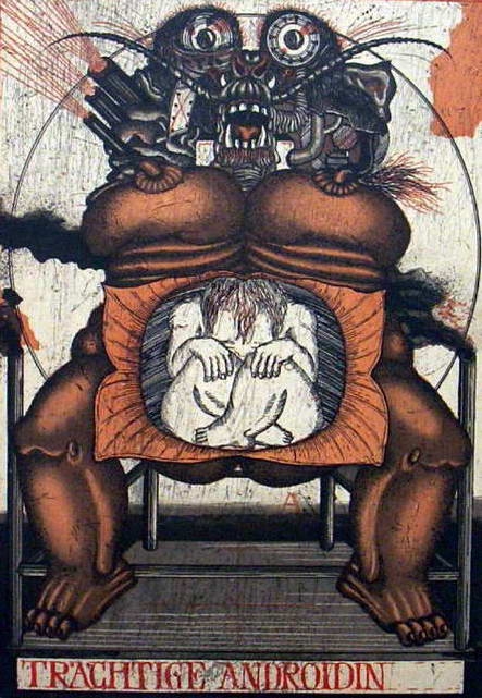 "Trächtige Androidin"